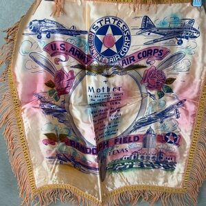 Vintage U.S. Army‎ Air Corps Pillow Case Cover